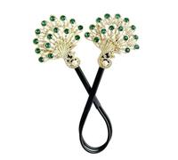 Donut Bun Maker, Peafowl Hair Clips, Donut Hair Maker, Hair Bun Clips, Valentine's Day Hair, Hair Accessory, Peafowl Rhinestone Hair Bun Clip For Fashionable Hair Accessories