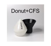 (Donut CFS 1 pz) Filtro per caffè in ceramica, trasformatore, set per macchina da caffè, migliora il