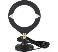 Donut de banda ancha de 10 kHz-180 MHz con base sma para radio, antena portátil de alta ganancia para recepción de onda corta y aviación