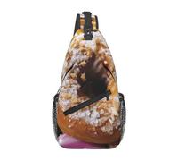 Donut De Búfalo Unisex Bolso Cruzado Ligero Bolsa De Pecho Pequeña Mochila Bandolera Para Deporte Ciclismo Uso Diario