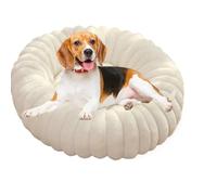 Donut Dog Bed, Plush Cat Bed, Plush Round Pet Couch, Soft Washable Anti-Slip Beds for Small Dogs and Cats, Cozy Sleeping Spot for Pets, Ideal for Home and Travel, Stylish Design for any Decor, 40 cm