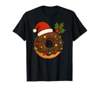 Donut Donut Merry Xmas Santa Hat Christmas Boys Girls Kid Camiseta