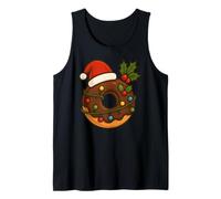 Donut Donut Merry Xmas Santa Hat Christmas Boys Girls Kid Camiseta sin Mangas