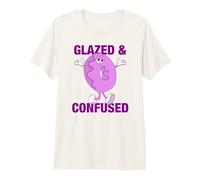 Donut Glazed and Confused - Funny Doughnut Camiseta Premium
