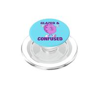 Donut Glazed and Confused - Funny Doughnut PopSockets PopGrip para MagSafe