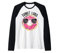 Donut Lord Funny Doughnut Lover Camiseta Manga Raglan
