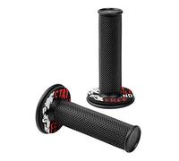 Donut Off-Road Grips, Universal - Black - Red