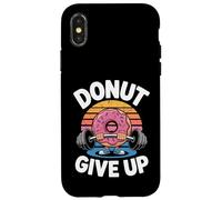 Donut Renuncia a Funny Fitness Gym Pun de entrenamiento de Carcasa para iPhone X/XS