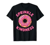 Donut Sprinkle Kindness Funny Girls Women Doughnut Lover Camiseta