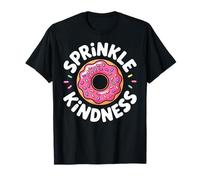 Donut Sprinkle Kindness Funny Girls Women Doughnut Lover Camiseta
