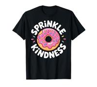 Donut Sprinkle Kindness Funny Girls Women Doughnut Lover Camiseta