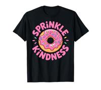 Donut Sprinkle Kindness Funny Girls Women Doughnut Lover Camiseta