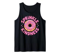 Donut Sprinkle Kindness Funny Girls Women Doughnut Lover Camiseta sin Mangas