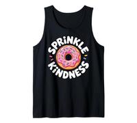 Donut Sprinkle Kindness Funny Girls Women Doughnut Lover Camiseta sin Mangas