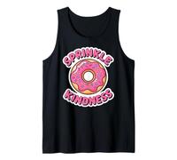 Donut Sprinkle Kindness Funny Girls Women Doughnut Lover Camiseta sin Mangas