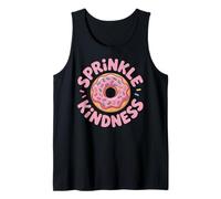 Donut Sprinkle Kindness Funny Girls Women Doughnut Lover Camiseta sin Mangas