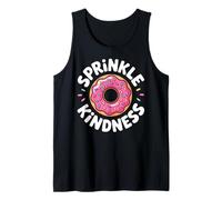 Donut Sprinkle Kindness Funny Girls Women Doughnut Lover Camiseta sin Mangas