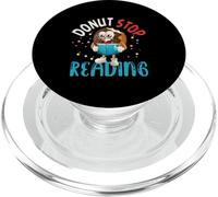 Donut Stop Reading Meme Book Reader Pun Bookworm Cita PopSockets PopGrip para MagSafe