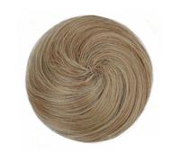 Donut Updo Accessories Hairpieces for Women Synthetic Space Bun Mini Claw Clip in Messy Fake Hair Bun Extensions Wig Ponytail Extension (Ash Blonde, 2 unidades)