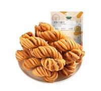 Donuts retorcidos crujientes al estilo de Tianjin, 120 g, capas sobre capas de sabor, crujientes con cada bocado. Una delicia tradicional que te conquistará al primer gusto.(4bag)
