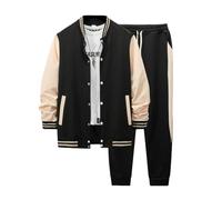 DONYKARRY Conjunto de Chándal para Hombre Traje de Jogging Chaqueta y Pantalones Ropa Deportiva Actividades al Aire Libre