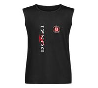 Donzi Marine Racing Performance - Camiseta sin mangas para hombre, de algodón, color negro, Negro , XL