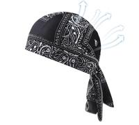 Doo Rags - Pañuelo elástico transpirable que absorbe el sudor | Gorro pirata para deportes al aire libre | Poliéster, circunferencia de 55-60 cm, 20 g, para hombres y mujeres, gimnasio, entrenamiento