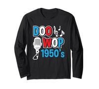 Doo Wop Sock Hop Dance Rock N Roll de los 50 Manga Larga