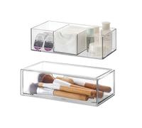 DoocliB Organizador de Maquillaje Juego de 2 Piezas, Organizador Baño