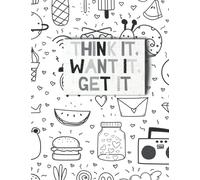 Doodle - Agenda diaria A4 sin fecha para 12 semanas | Agenda tareas diarias y organizador de notas y bloc de notas con intervalos de 1 hora | Tapa blanda