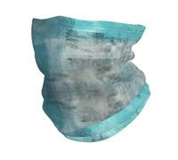 Doodle Azul Claro Calentador De Cuello Unisexo Polainas De Cuello Respirable Bufanda Facial para Ciclismo Yoga Cámping 30X26Cm