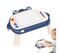 Doodle Board - Tabla de dibujo magnética para niños con diseño de rana | Bloc de dibujo para escribir y pintar, juguete educativo para niños pequeños, diseño de mesa, desmontable, para