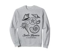Doodle Conchas Marinas Santa Mónica California Bombardeo Sudadera