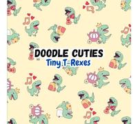 Doodle Cuties: Tiny T-Rexes Coloring Book: Easy, Bold and Relaxing Coloring for Stress Relief for All Ages!
