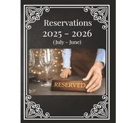 Doodle & Day Restaurant Reservation Book: July-June | 365-Day Tracker with Holiday Reminders & Monthly Calendar Highlights