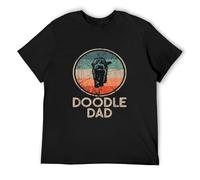 Doodle Dog - Vintage Doodle Dad T-Shirt Father's Day Gifts Men's T Shirt Black M