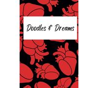 Doodle & Dreams: Real Hearts Cover, Journal Notebook, 120 Pages, 5.5 x 9 inch, Hardcover Notebook, Ruled Note Pages for Writing, Blank Pages for Drawing/Sketching