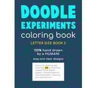 Doodle Experiments Coloring Book Letter Size Book 2