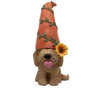 Doodle Gnome Gnomo Original de garabatos, Estatua de Perro al Aire Libre, decoración de jardín, Lindas esculturas y estatuas de jardín