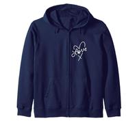 Doodle minimalista para amantes de los perros, I Love My Dogs, Heart Dog Paw Sudadera con Capucha