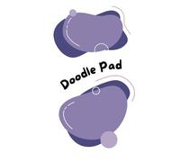 Doodle Pad: Sketchbook for drawing, painting, sketching: blank pages with abstract hardcover