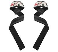 Doodle Rock - Muñequeras y correas de levantamiento de peso muerto acolchadas de neopreno de 26 pulgadas para entrenamiento, gimnasio, levantamiento de potencia, culturismo