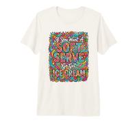Doodle Si Quieres un Servicio Suave, ve a Conseguir Helado de Voleibol Camiseta Premium