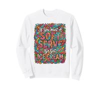Doodle Si Quieres un Servicio Suave, ve a Conseguir Helado de Voleibol Sudadera