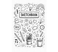 Doodle & Sketchbook: Creative Drawing Pages with Fun Borders for Kids & Teens: A Guided Blank Drawing Book with Cute Doodle Frames to Inspire Creativity, Imagination & Daily Sketching