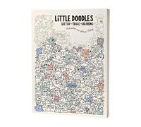 Doodle Tracing Book Adults, 30 Pages Relief Creative Mindfulness Activity
