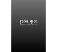 DoodlePanda- Focus Mode: Lined Notebook for Students, Work, Study, Goal Setting & Productivity