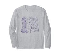 Doodles Are a Girl Best Friend Golden Labradoodle Puppy Manga Larga