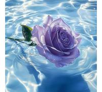 Doofeyaa 5D Diamond Painting Adultos, Pintura de Diamantes Océano, Rosa Diamond Painting Kit Completo, Diamante Cristal Artes Bordado Punto de Cruz Diamante Dibujos para Principiantes 55x55cm G8-295