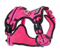 DOOG Arnés Para Perros Rosa/Gris, Neoflex, Para Perros Activos, Reflectante
